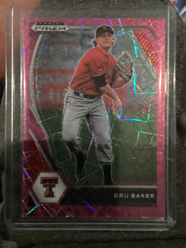 2021 Panini Prizm Draft Picks Dru Baker Base Set #PDP130