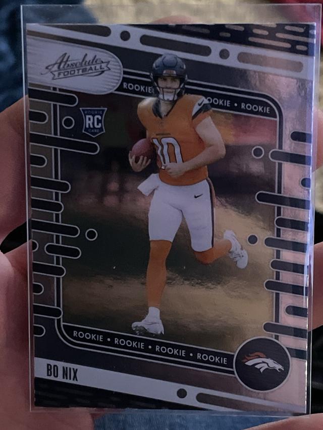 2024 Panini Absolute Football Bo Nix Rookies #112