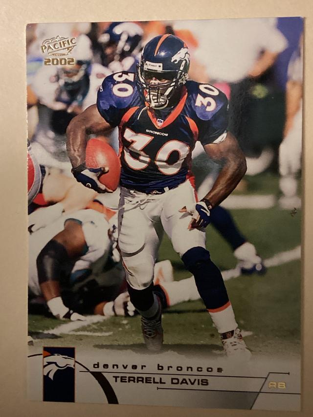 2002 Donruss Gridiron Kings Terrell Davis ﻿CrowningMoments #24