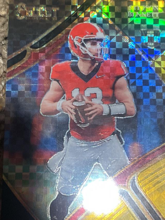 2023 Panini Select Draft Picks Stetson Bennett IV Base Field Level Set /100 #125