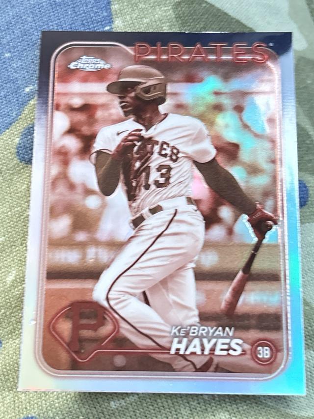 2024 Topps Chrome Ke'Bryan Hayes ﻿Base Set Sepia Refractors #285