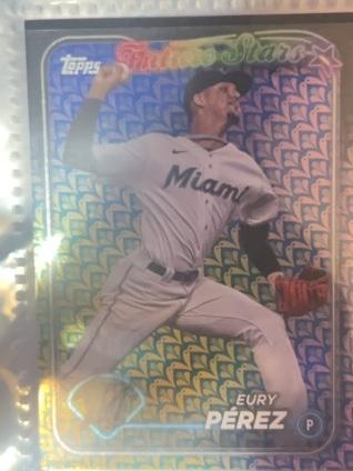 2024 Topps Chrome Sapphire Eury Pérez ﻿Base Set #197