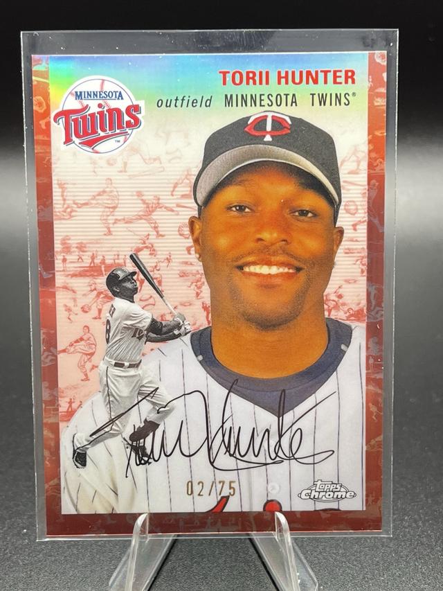 2023 Topps Chrome Platinum '54 Torii Hunter /75 #424