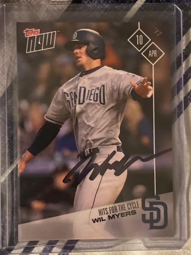 2017 Topps Now Wil Myers ﻿MLB #34