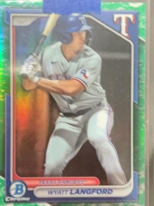 2024 Bowman Wyatt Langford CHROME PROSPECTS I #BCP-64