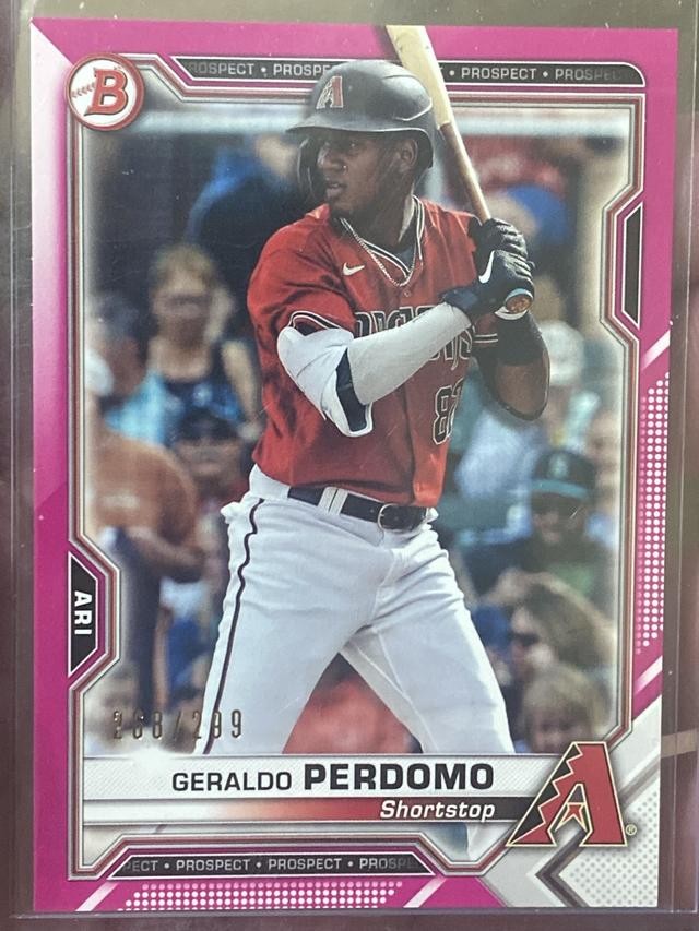 2021 Bowman Geraldo Perdomo PAPER PROSPECTS /299 #BP-109