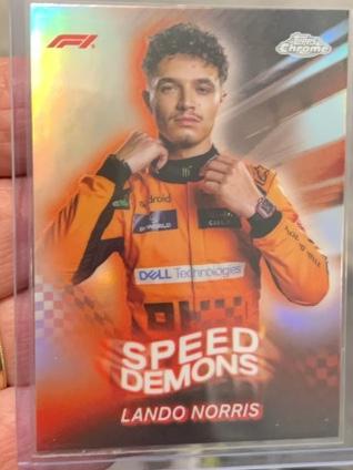 2024 Topps Chrome Formula 1 Lando Norris Speed Demons #SD-7