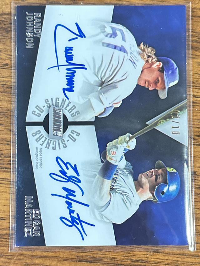 2022 Topps Stadium Club Edgar Martinez, Randy Johnson /10 #CSA-JM