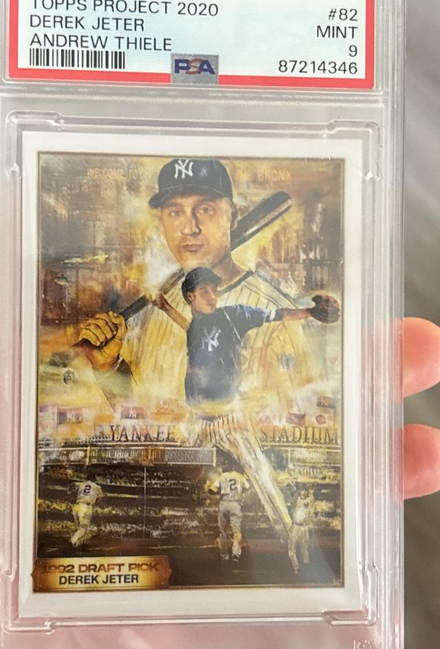 Topps Project 2020 Derek Jeter PSA 9.0 ﻿Print Run #82