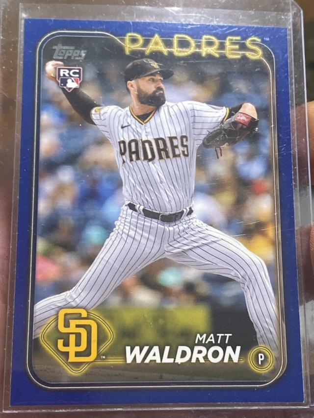 2024 Topps Series 1 Matt Waldron BASE CARD SET Royal Blue #162