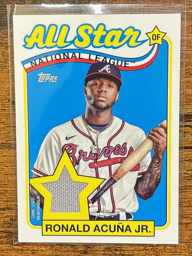 2024 Topps Series 2 Ronald Acuna Jr. Acuña All Star Patch #89ASR-RAJ Braves