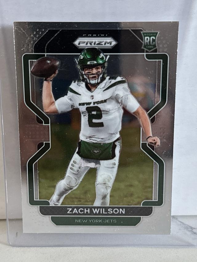 2021 Panini Prizm Football Zach Wilson ﻿Base Set #332