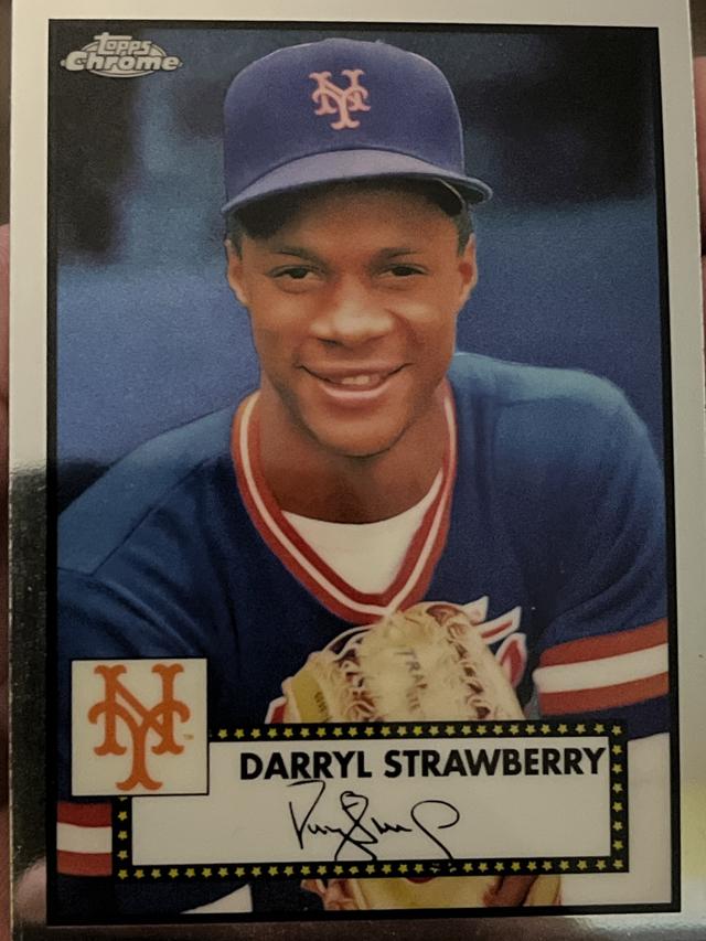 2021 Topps Chrome Platinum Darryl Strawberry BASE CARDS I #538