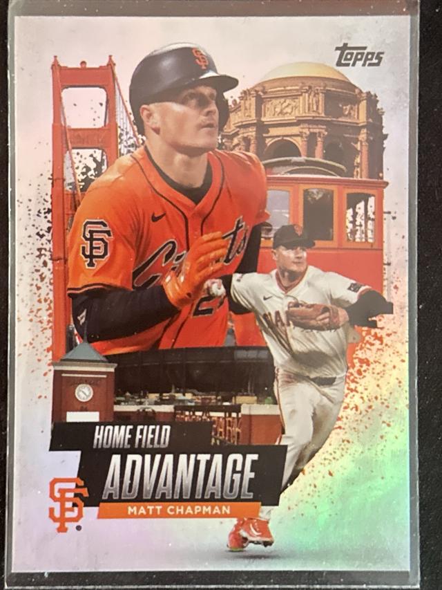 2025 Topps Series 1 Matt Chapman Home Field Advantage #HA-11