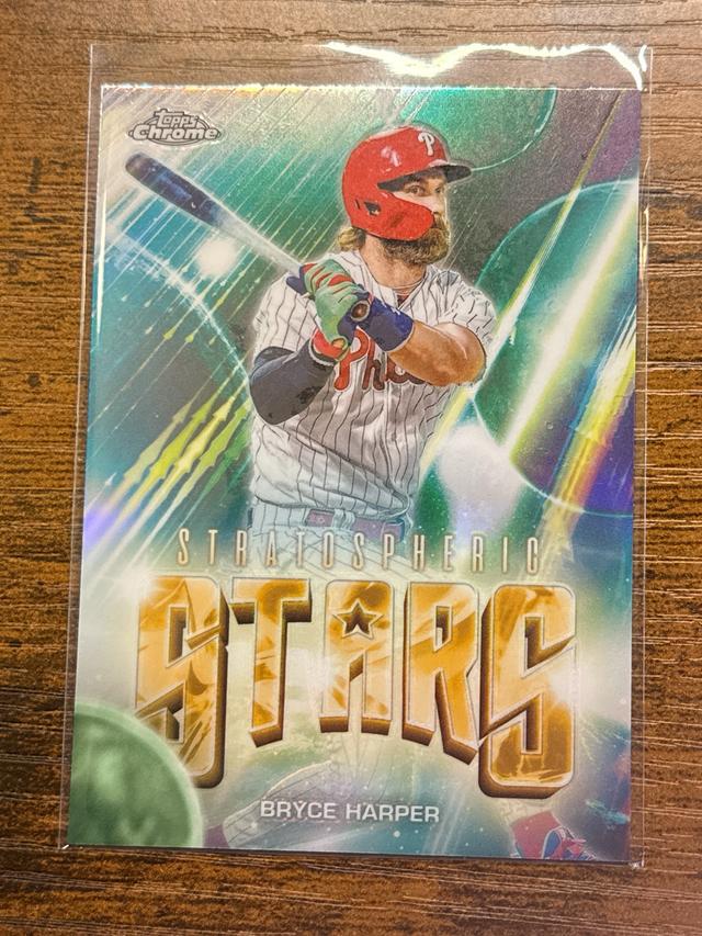 2024 Topps Chrome Update Bryce Harper Stratospheric Stars #SSC-8 SP