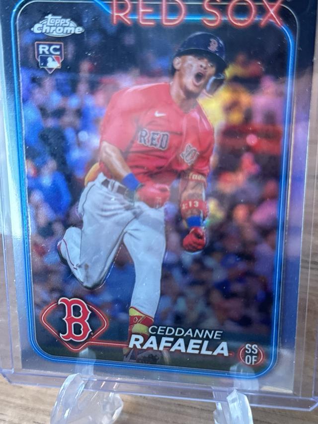 2024 Topps Chrome Ceddanne Rafaela ﻿Base Set Refractors #118