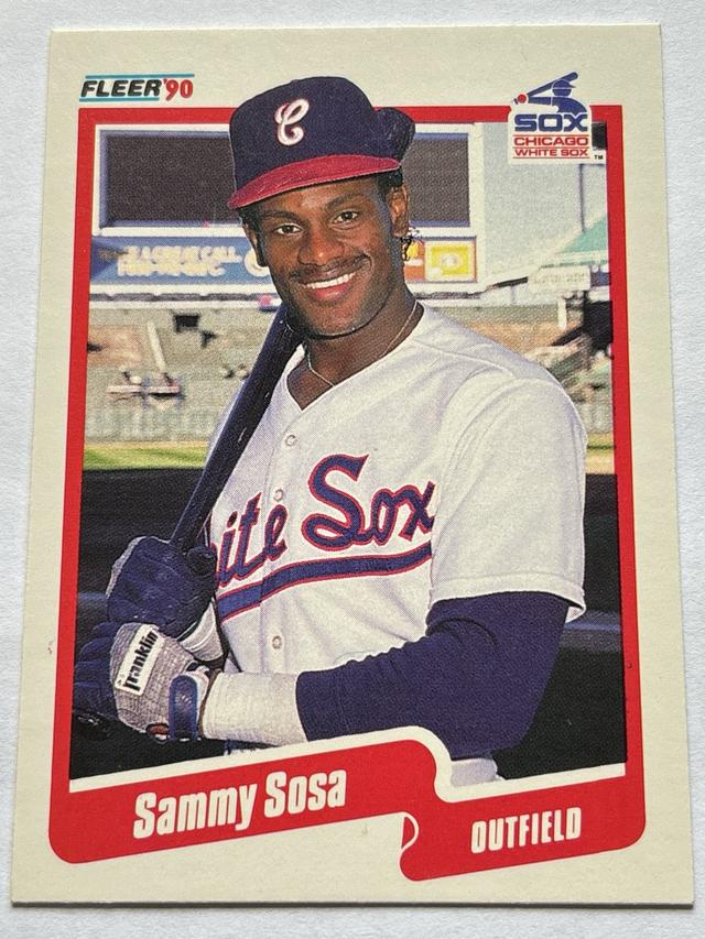 1990 Fleer Sammy Sosa  ﻿Base Set #548 