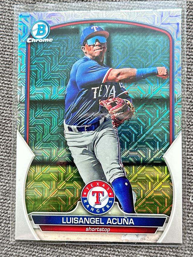 2023 Bowman Chrome Mega Luisangel Acuña BOWMAN CHROME MEGA CARDS #BCP-230