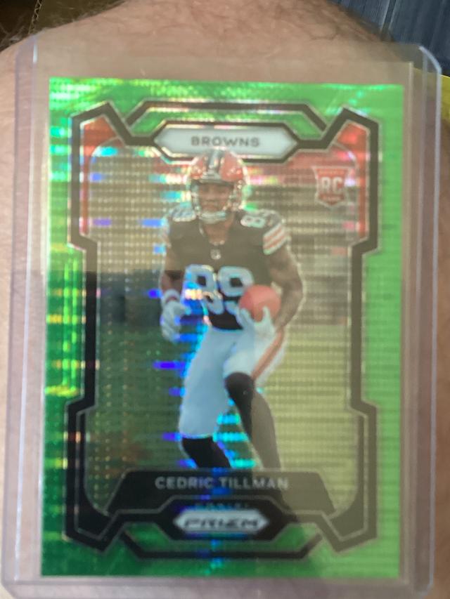 2023 Panini Prizm Football Cedric Tillman Base Rookies Set #321