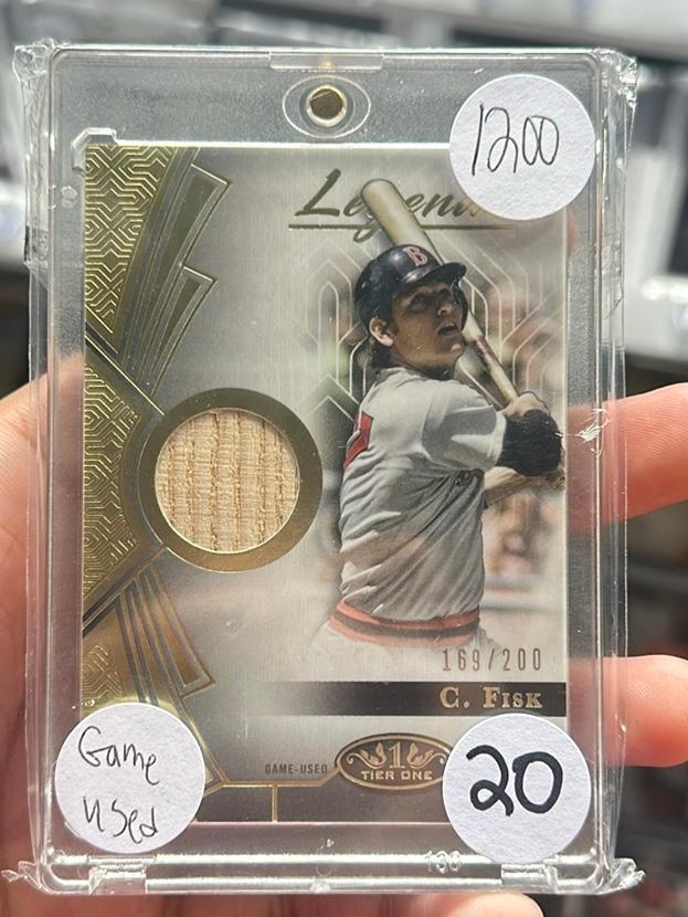 2023 Topps Tier One Carlton Fisk Tier One Legend Relics Checklist #T1LR-CF