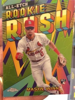 2024 Topps Chrome Masyn Winn All Etch Rookie Rush Checklist #CERR-9