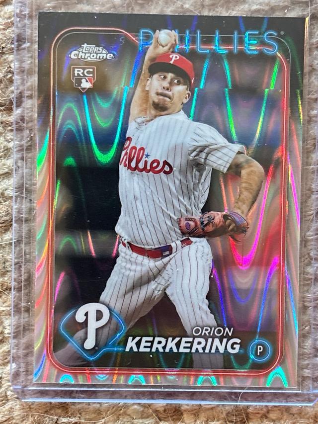 2024 Topps Chrome Orion Kerkering ﻿Base Set #180