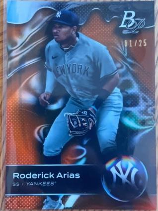 2023 Bowman Platinum Roderick Arias TOP PROSPECTS #TOP-43