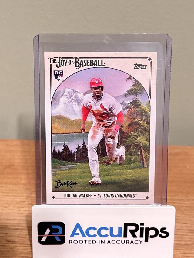 2023 Topps x Bob Ross Jordan Walker Base #10