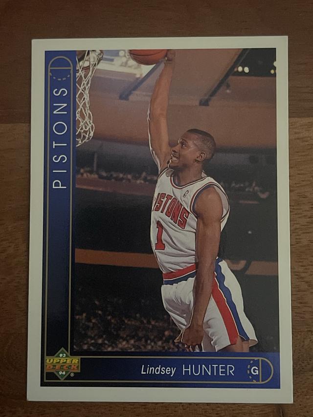 1993-94 Upper Deck Basketball Lindsey Hunter RC Series Two #338