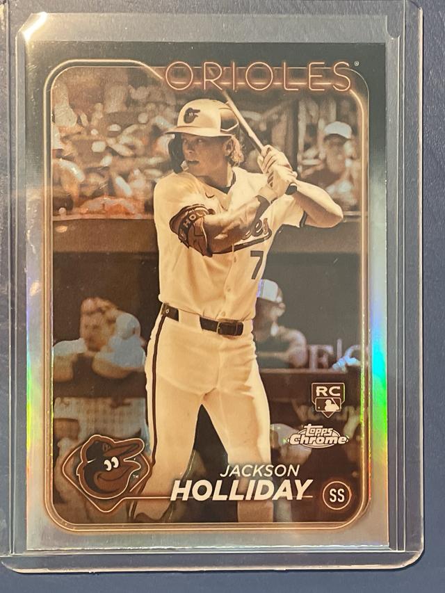 2024 Topps Chrome Jackson Holliday ﻿Base Set Sepia Refractors #88