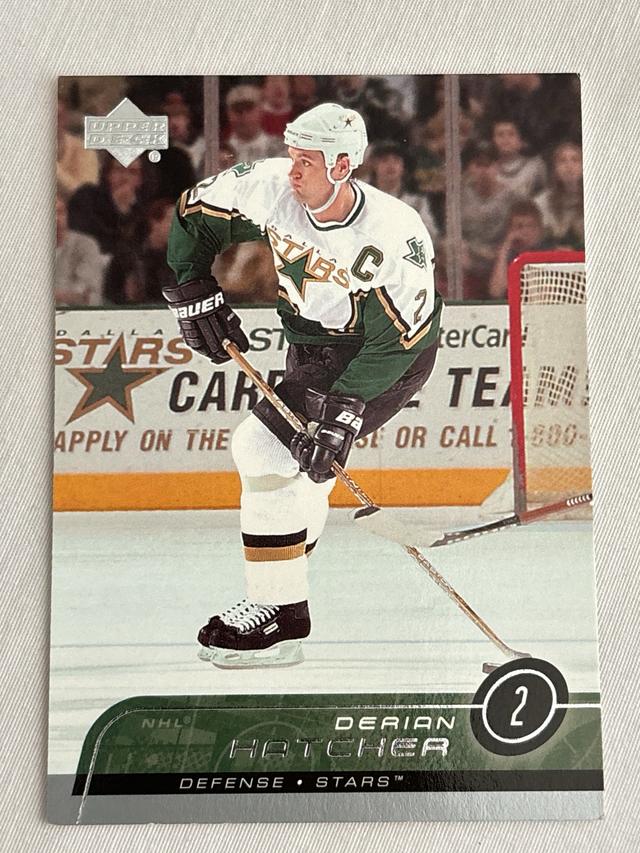 2002-03 Upper Deck Hockey Derian Hatcher ﻿Base #303