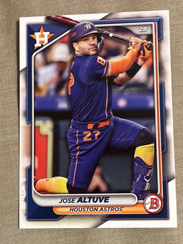 2024 Bowman Jose Altuve BASE CARDS #73