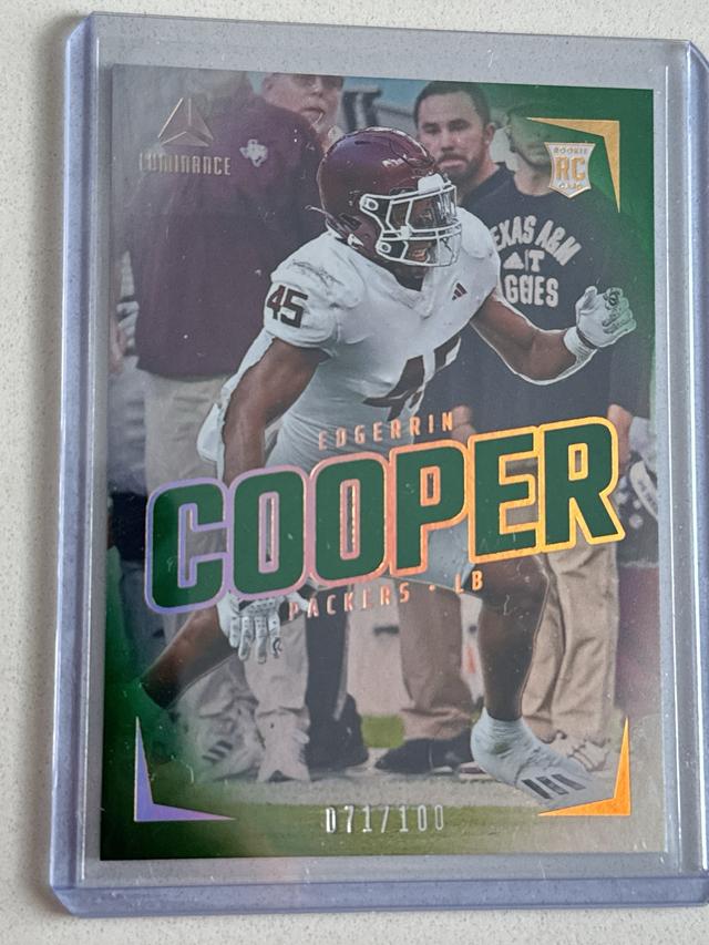 2024 Panini Luminance Edgerrin Cooper Rookies /100 #137