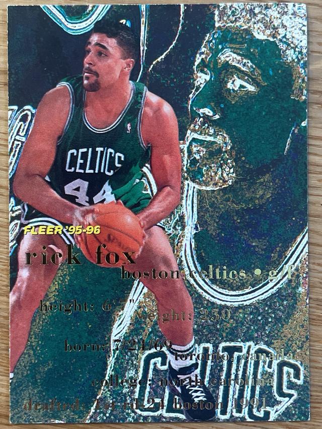 1995-96 Fleer Basketball Rick Fox ﻿Base #208