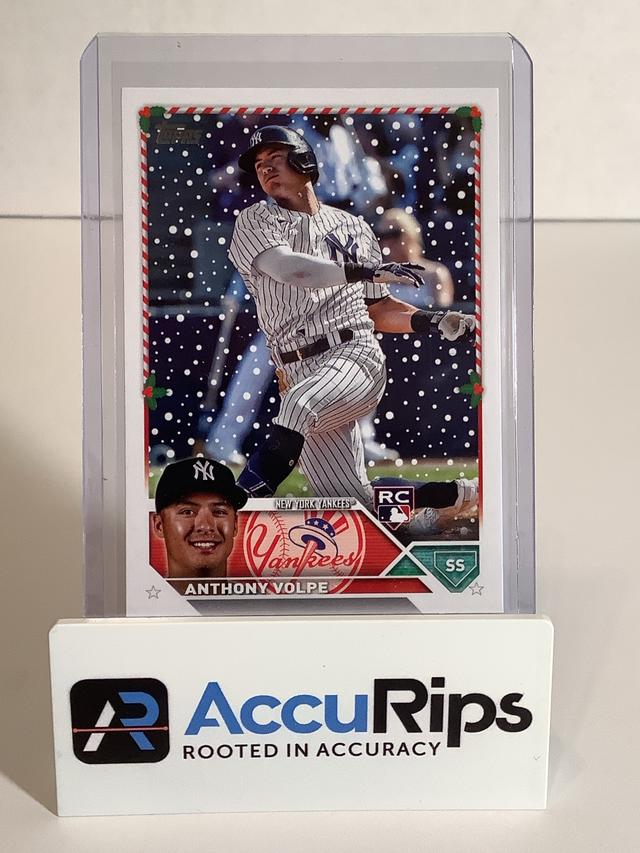 2023 Topps Holiday Anthony Volpe BASE CARDS #H129