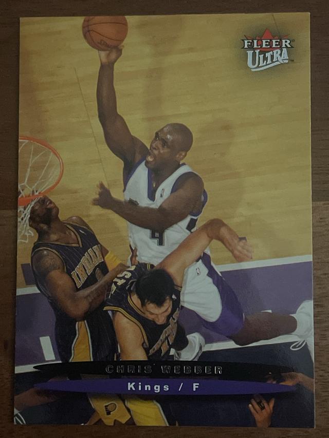 2003-04 Fleer Ultra Basketball Chris Webber ﻿Base #83