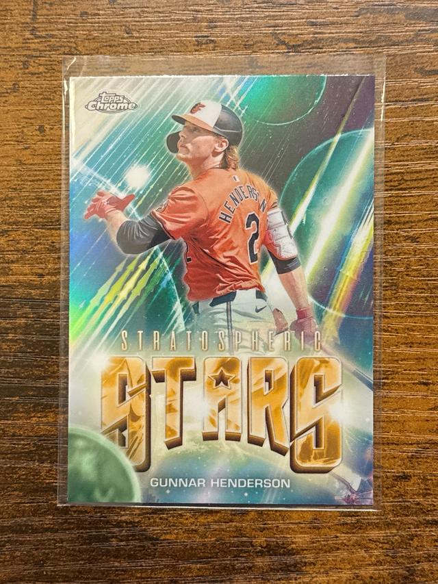 2024 Topps Chrome Update Gunnar Henderson Stratospheric Stars #SSC-22