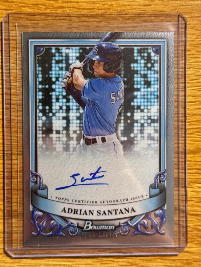 2024 Bowman Sterling Adrian Santana PROSPECT AUTOGRAPHS #PA-AS