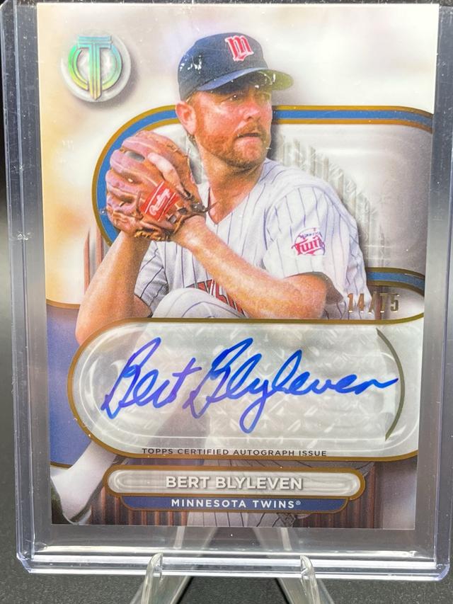 2024 Topps Tribute Bert Blyleven TRIBUTE AUTOGRAPHS #TA-BB