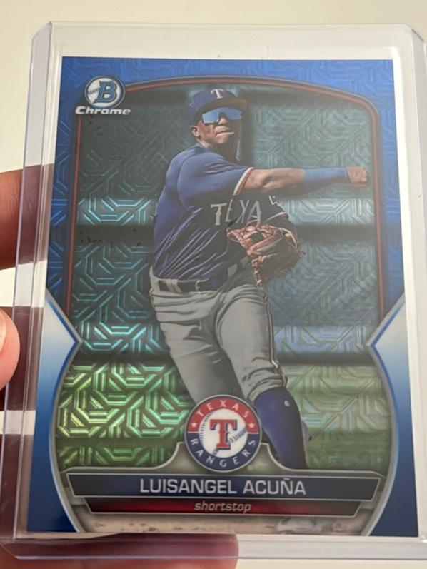 2023 Bowman Chrome Mega Luisangel Acuña BOWMAN CHROME MEGA CARDS #BCP-230