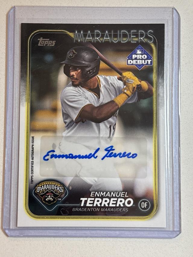 2024 Topps Pro Debut Enmanuel Terrero Autographs #PD-12