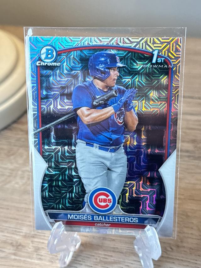 2023 Bowman Chrome Mega Moises Ballesteros Base Chrome Prospects Mojo #BCP-11