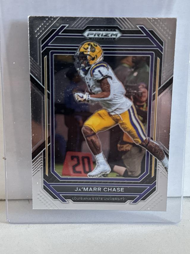 2023 Panini Prizm Draft Picks Football Ja'Marr Chase Base Set #46