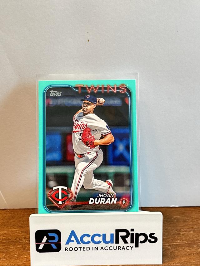 2024 Topps Series 1 Jhoan Duran BASE CARD SET Aqua #227