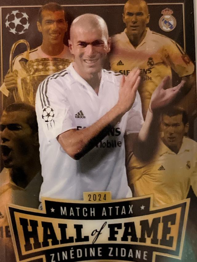 2023-24 Topps Match Attax UEFA Zinedine Zidane Base Set #446