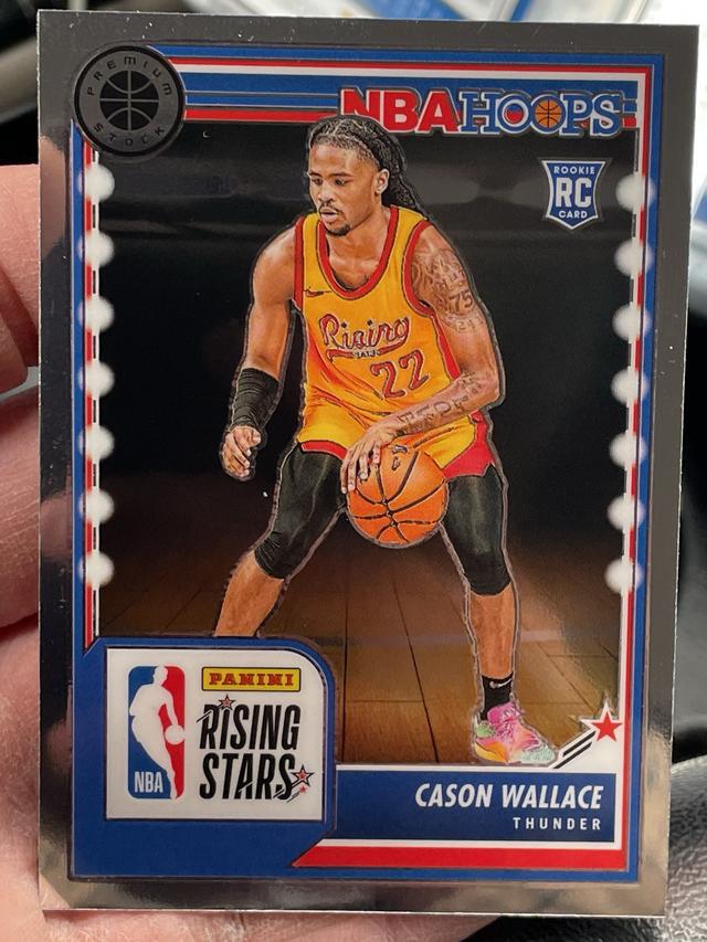 2023-24 Panini Hoops Premium Stock Cason Wallace Rising Stars #281