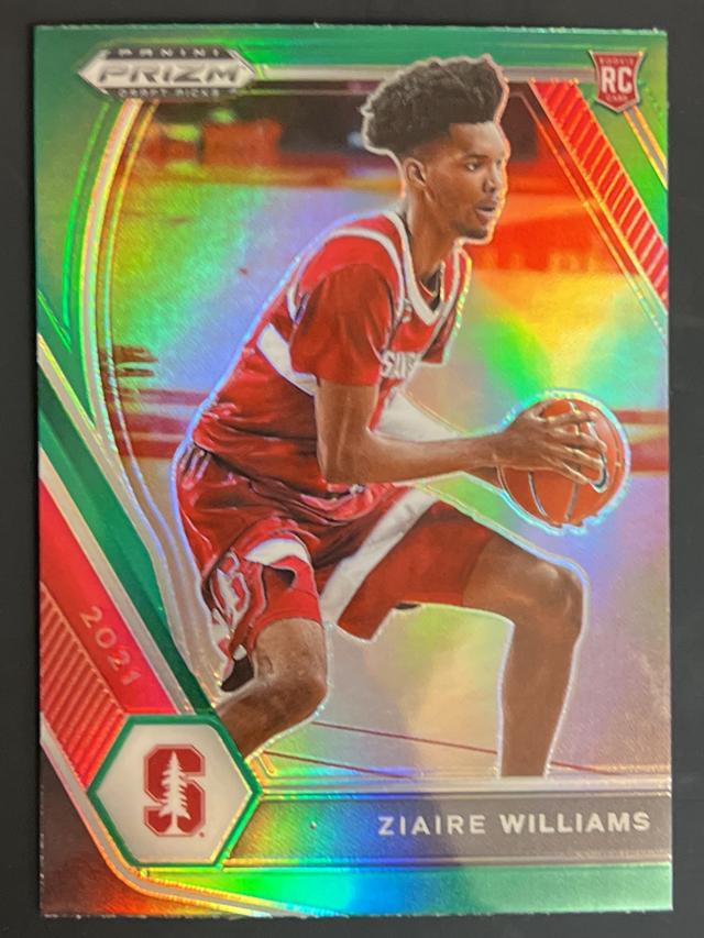 2021-22 Panini Prizm Draft Picks Basketball Ziaire Williams - Stanford Cardinal