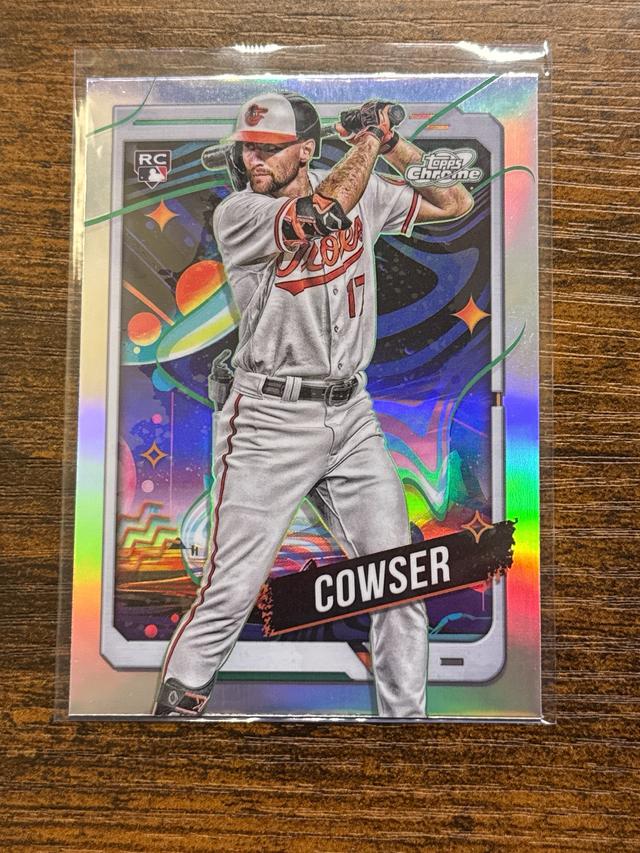 2024 Topps Cosmic Chrome Colton Cowser ﻿Base Set Refractors #17