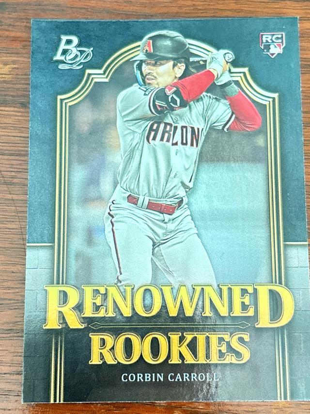 2023 Bowman Platinum Corbin Carroll RENOWNED ROOKIES #RR-7