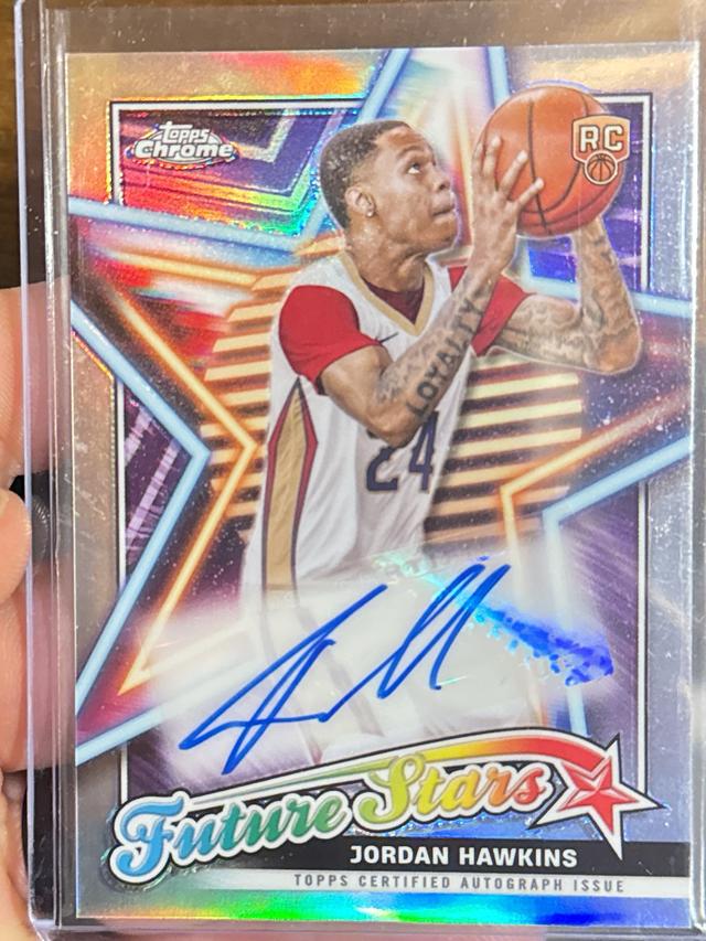 2023-24 Topps Chrome Basketball Jordan Hawkins Future Stars Autographs #FSA-JHA